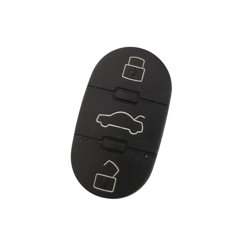 Goma botonera de repuesto para llave Volkswagen 3 botones 1998 1999 2000 2001 Golf Jetta Passat
