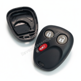 Llave original Chevrolet Trail Blazer y Silverado con marca de agua sobre carcasa entre botones, control remoto GM auténtico
