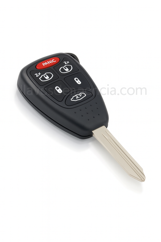 Llave con chip transponder para Chrysler Cirrus, Sebring, Town & Country y Dodge Caravan 2004-2007 - Llavesdeagencia.com
