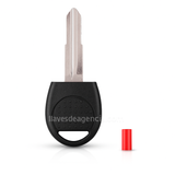 Llave hueca Chevrolet Aveo Optra espada corte izquierdo para chip transponder virgen sin corte alta calidad México
