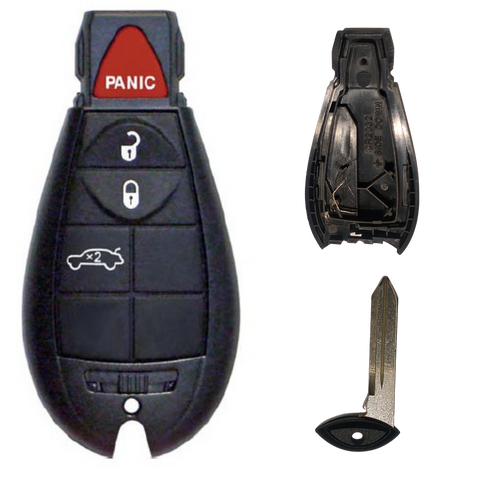 llave carcasa para Chrysler fobik2 sin tapa Challenger 300M 300C 772452