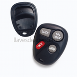 Carcasa para Chevrolet tipo llavero Express Gmc Savana  2002-2007 compatible con id KOBLEAR1XT SIN espacio para bateria 3+1 botones 4 botones