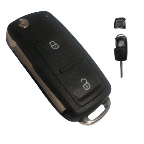 Carcasa para llave Vento Volkswagen 2 botones 