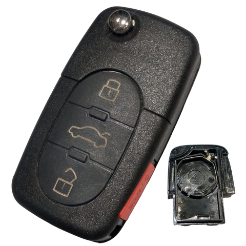 Carcasa de llave premium para Volkswagen Jetta A4, Golf y Passat 1999-2001, repuesto de alta calidad
