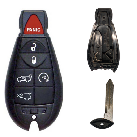 Carcasa llave Jeep Commander Grand Cherokee 2008-2013 Fobik repuesto original México
