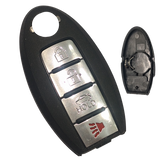 Carcasa llave Nissan 4 botones batería izquierda Altima Maxima Murano Sentra repuesto
