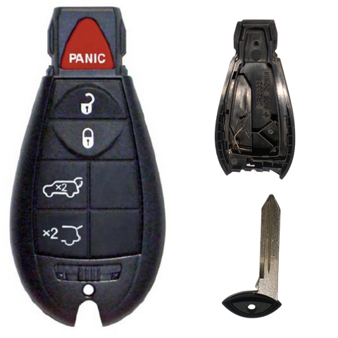 Carcasa llave premium Chrysler Town Country Dodge Grand Caravan 2008-2020 repuesto México
