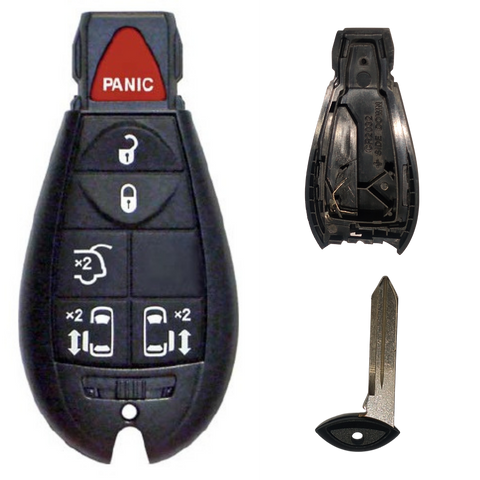 Llave chip Dodge Grand Caravan Chrysler Town Country 2008-2016 repuesto automotriz México
